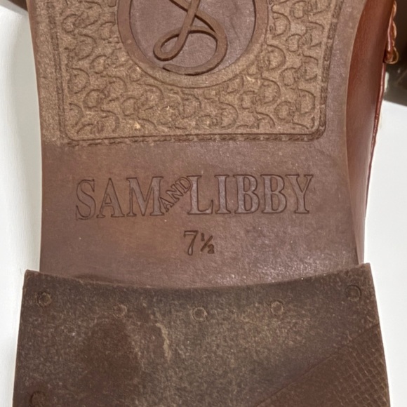 Sam And Libby Brooklyn Tailored Loafers With Metal Buckle Women's US 7.5 - Picture 9 of 12